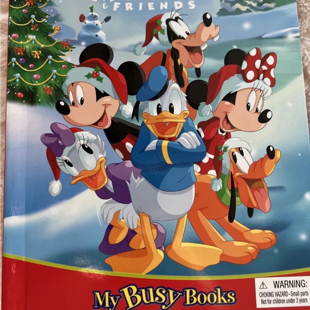 New Disney Holiday Mickey & Friends My Busy Book